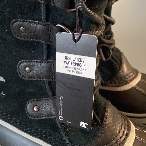 Sorel Women's Joan of Arctic - Black/Quarry - Picture 7 of 8